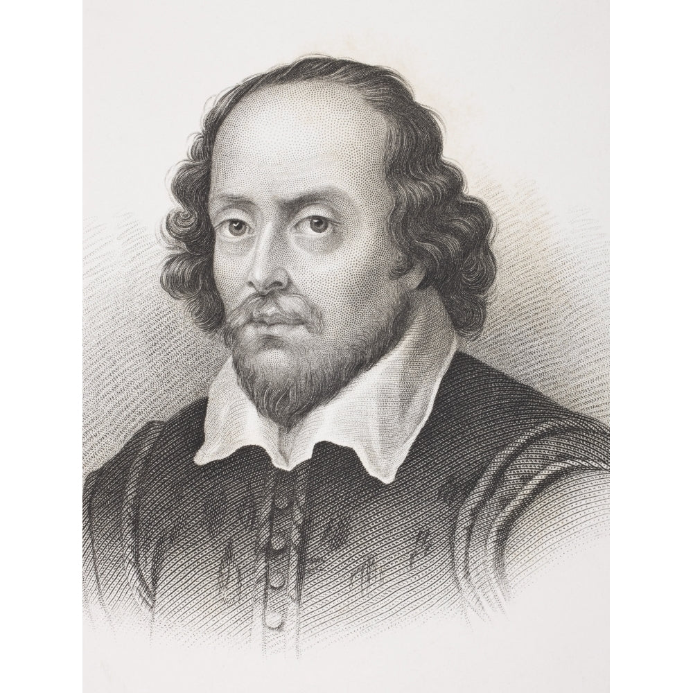 William Shakespeare 1564 - 1616 English Poet Playwright Dramatist And Actor From The Book Gallery Of Historical Portra 1 Image 2