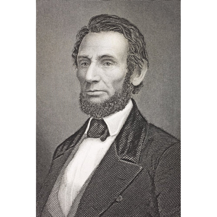 Abraham Lincoln 1809 - 1865 16Th President Of The United States From The Book Gallery Of Historical Portraits Publishe 2 Image 1