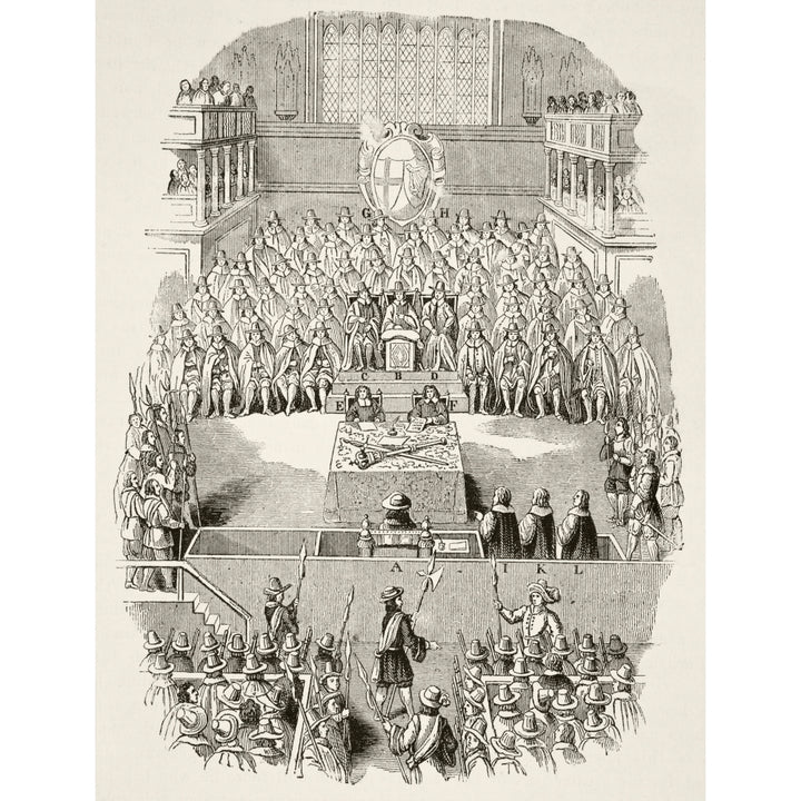 The Trial Of King Charles I Of England From The National And Domestic History Of England By William Aubrey Published Lo Image 1