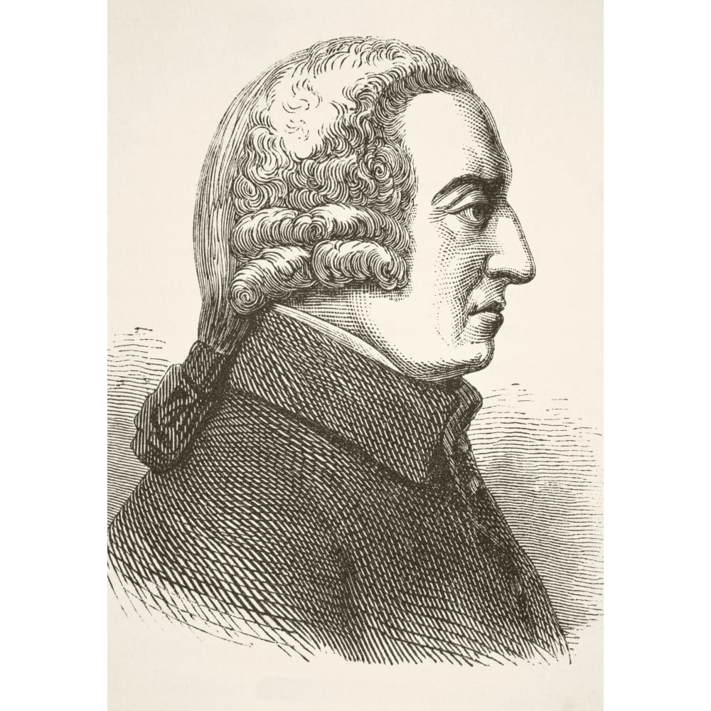 Adam Smith 1723 - 1790. Scottish Social Philosopher And Economist. From The Image 1