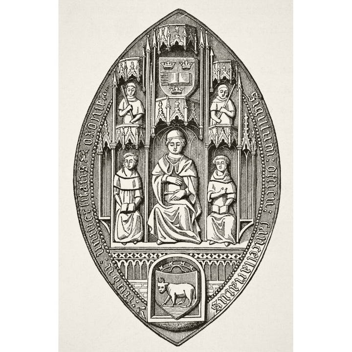 Seal Of The University Of Oxford From Science And Literature In The Middle Ages Image 2