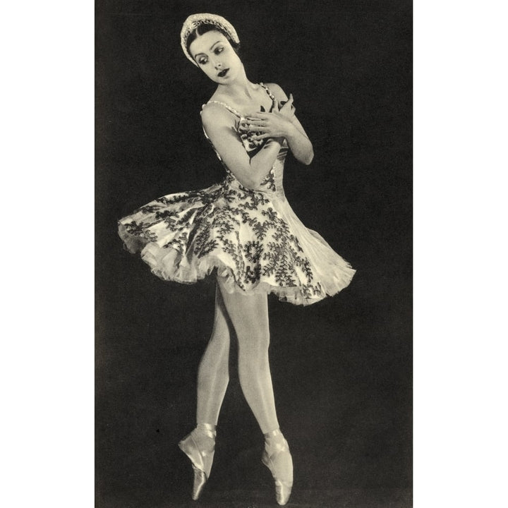 Tamara Toumanova 1919 1996 Russian Ballerina And Actress From The Book Footnotes To The Ballet Published 1938 Image 1