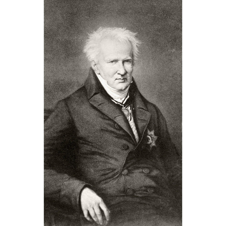 Alexander Von Humboldt Baron 1769 To 1859 German Naturalist And Explorer Poster Print Image 1