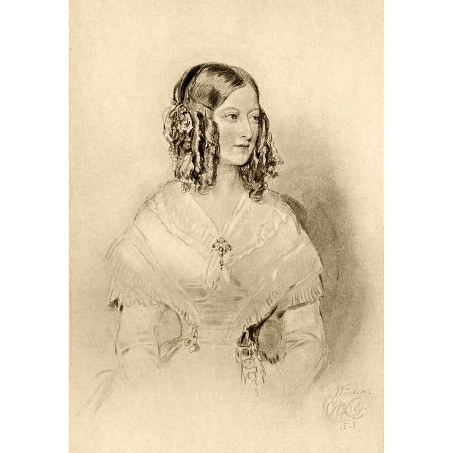 Princess Victoire Of Saxe-Coburg And Gotha Duchess Of Nemours 1822-1857.From A Image 1