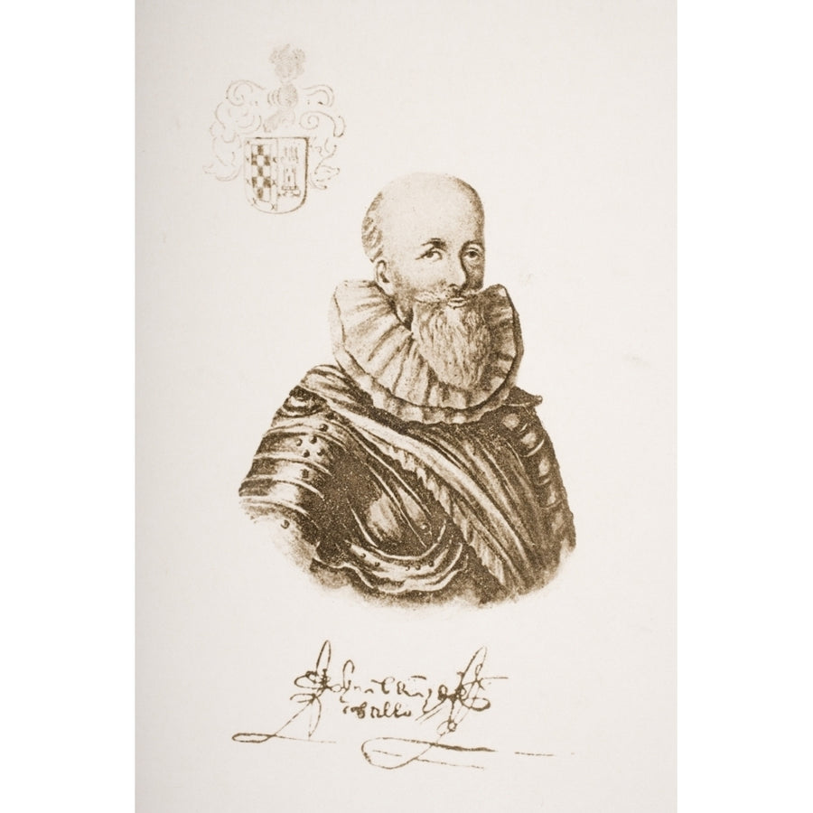 Bernal Diaz Del Castillo C 1495 -1584 Spanish Historian Poster Print Image 1