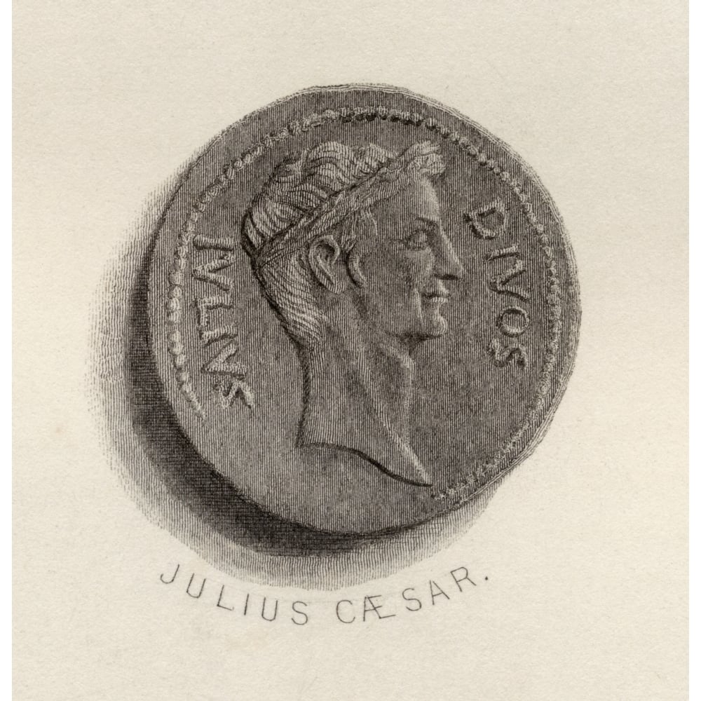 Aureus Coin From The Era Of Gaius Julius Caesar B.C.100- B.C. 44. Roman General Dictator And Statesman. Image 1