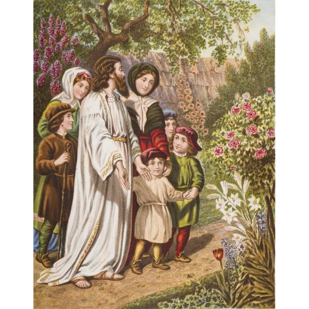 The Interpreter And The Pilgrims In The Garden From The Book The Pilgrims Progress By John Bunyan From Late 19Th Cent 1 Image 2