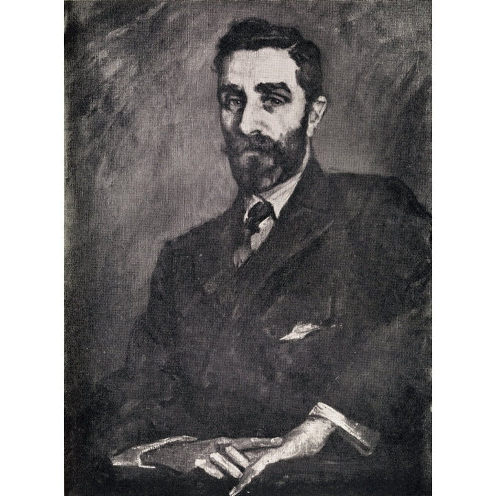 Portrait Of Sir Roger Casement 1864-1916. Irish Patriot. By Miss Sara Purser Poster Print Image 1