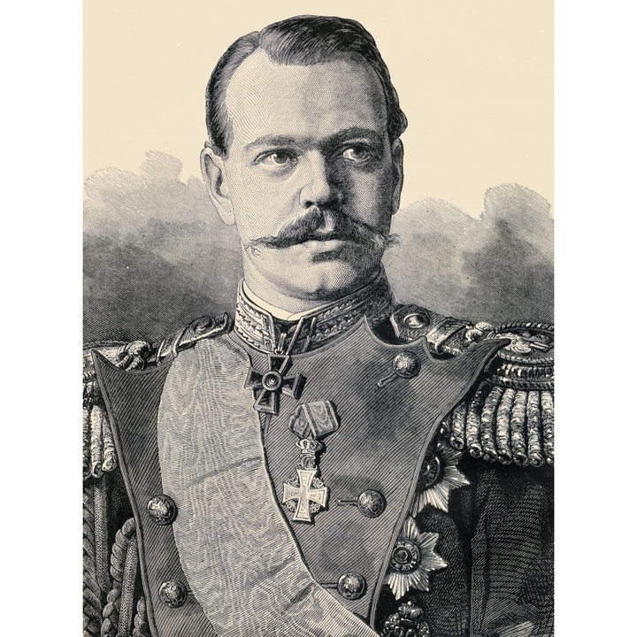 Grand Duke Alexander Alexandrovitch Iii 1845-1894. Heir To The Russian Throne. Poster Print Image 1