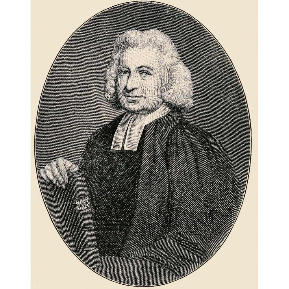 Charles Wesley 1707-1788. English Clergyman Poet And Hymn Writer. Poster Print Image 2