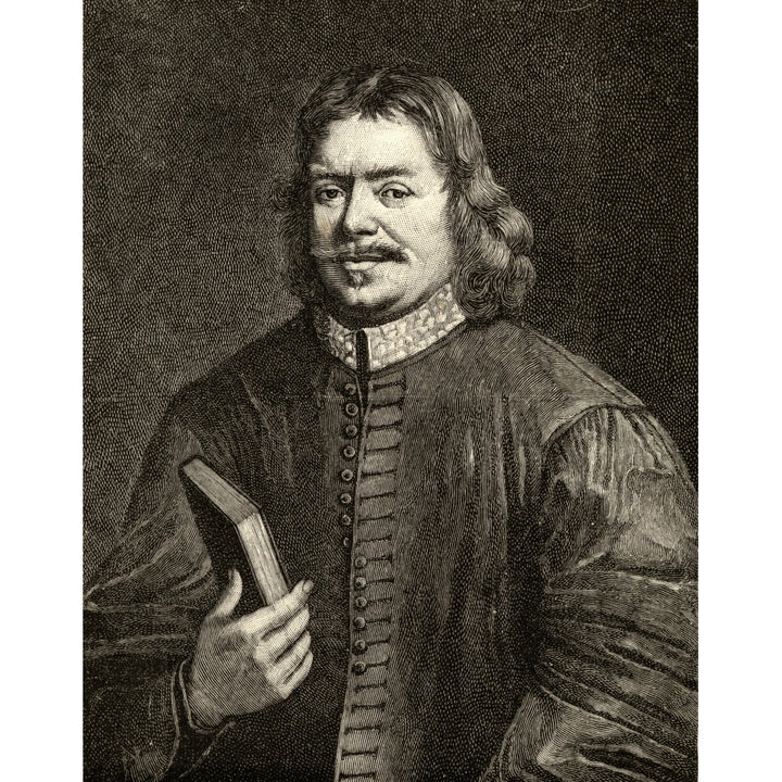 John Bunyan 1628-1688. Author Of the Pilgrims Progress. From The Portrait By Sadler. Poster Print Image 1