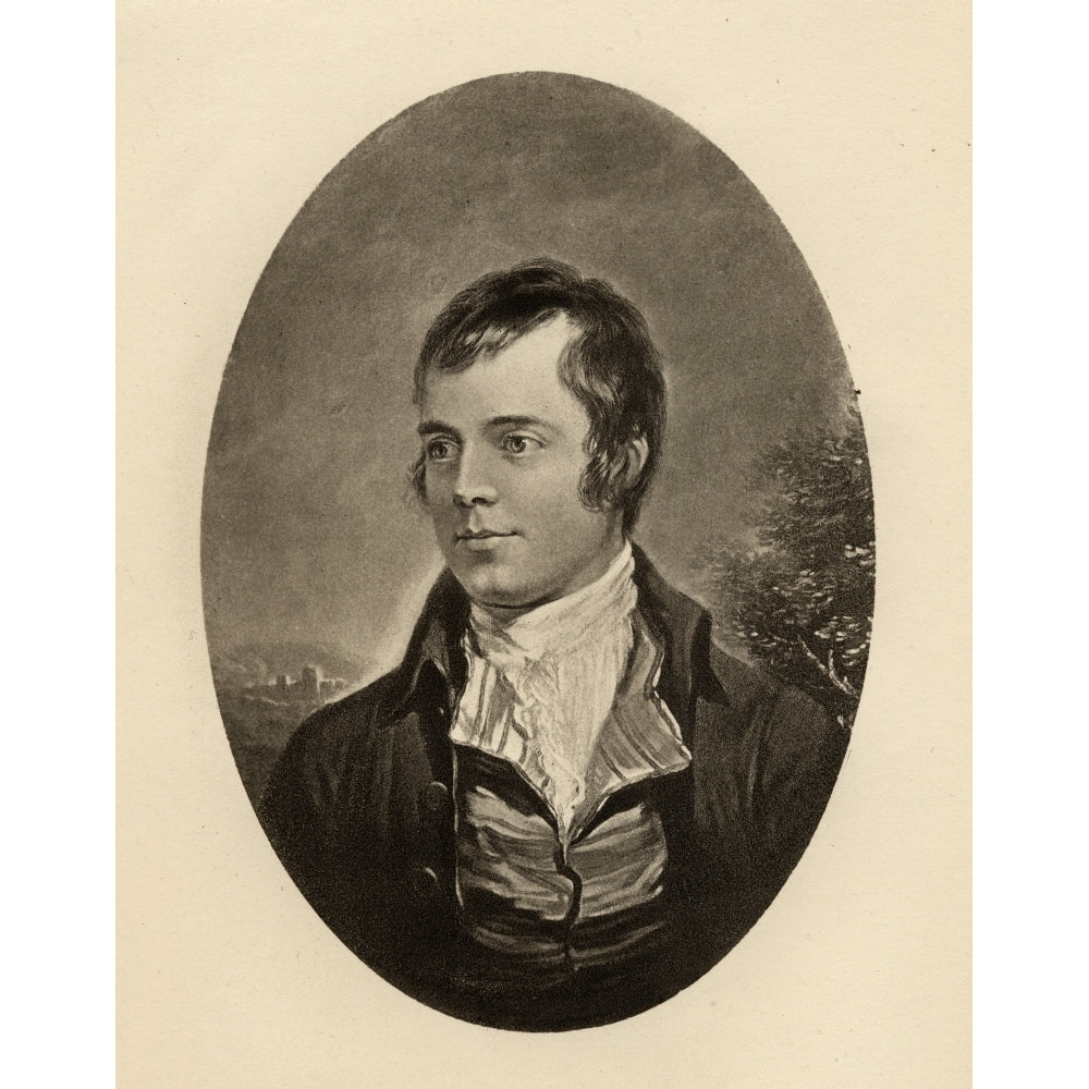 Robert Burns 1759-1796. Scottish Poet. Poster Print Image 2