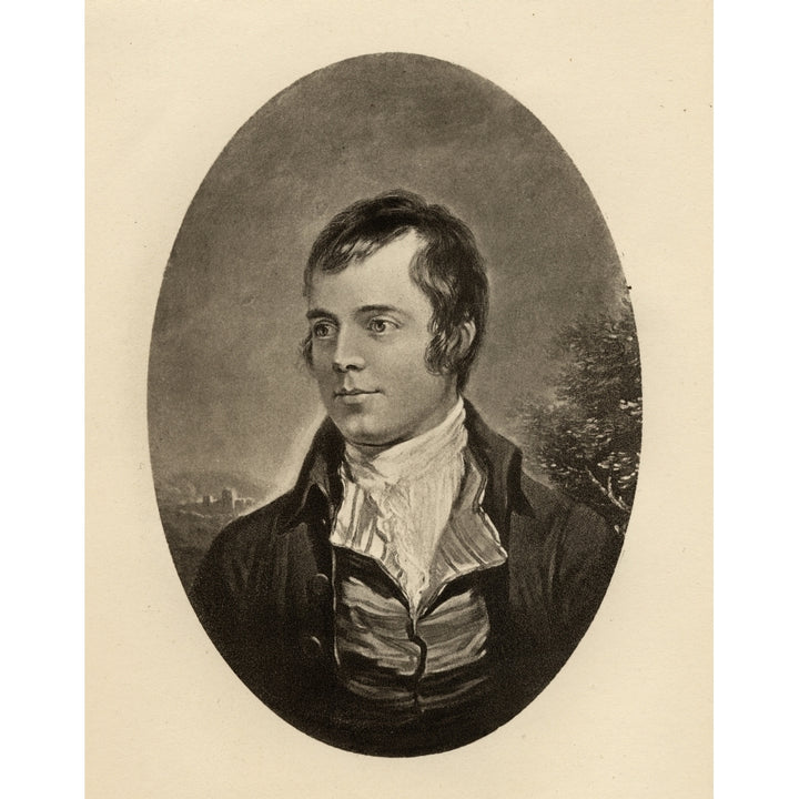 Robert Burns 1759-1796. Scottish Poet. Poster Print Image 1