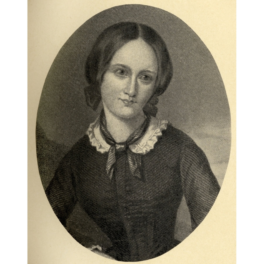 Charlotte Bronte 1816-1855 English Writer. Poster Print Image 1