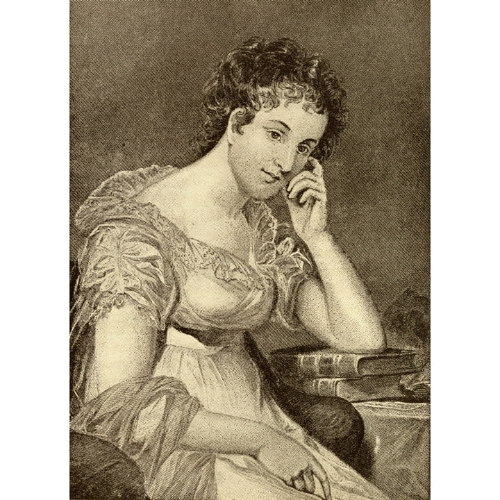 Maria Edgeworth 1767-1849. English Novelist. From The Book The Masterpiece Image 1