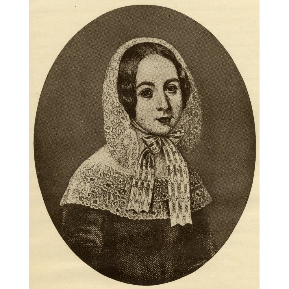 Fredrika Bremer 1801-1865. Swedish Novelist Born In Finland. From The Book The Image 1