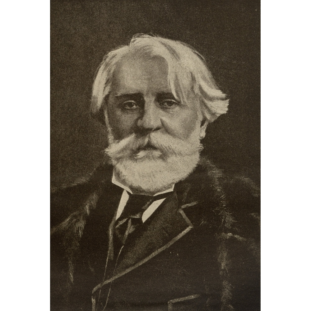 Ivan Sergeyevich Turgenev 1818-1883. Russian Writer. From The Book The Image 1