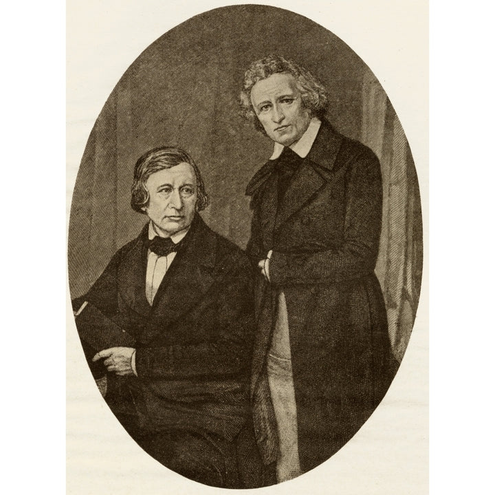 Grimm Brothers.Jacob Ludwig Karl Grimm 1785-1863.Wilhelm Karl Grimm 1786-1859. Image 1