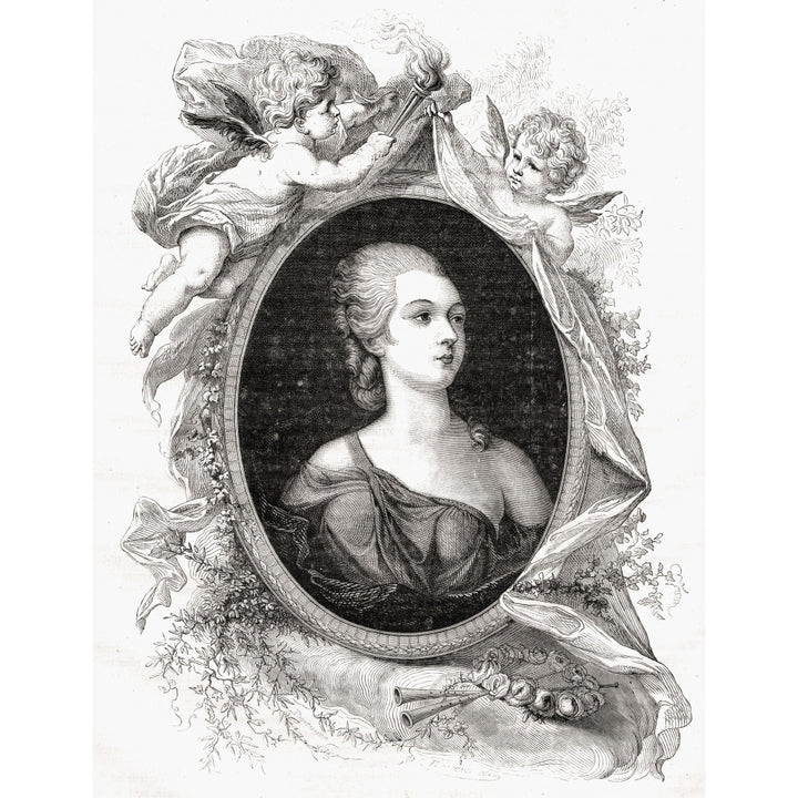 Madame Du Barry Jeanne Bcu Comtesse Du Barry 1743-1793. Mistress Of Louis Xv. Image 2