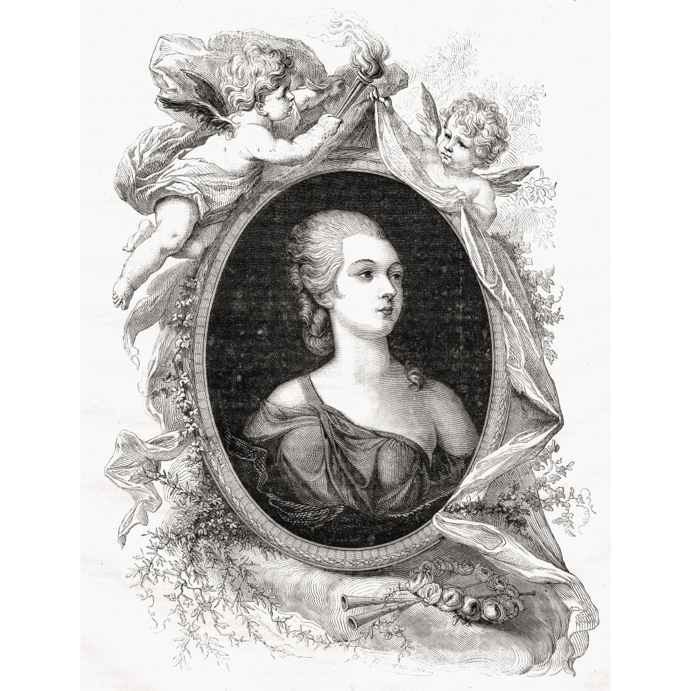 Madame Du Barry Jeanne Bcu Comtesse Du Barry 1743-1793. Mistress Of Louis Xv. Image 1