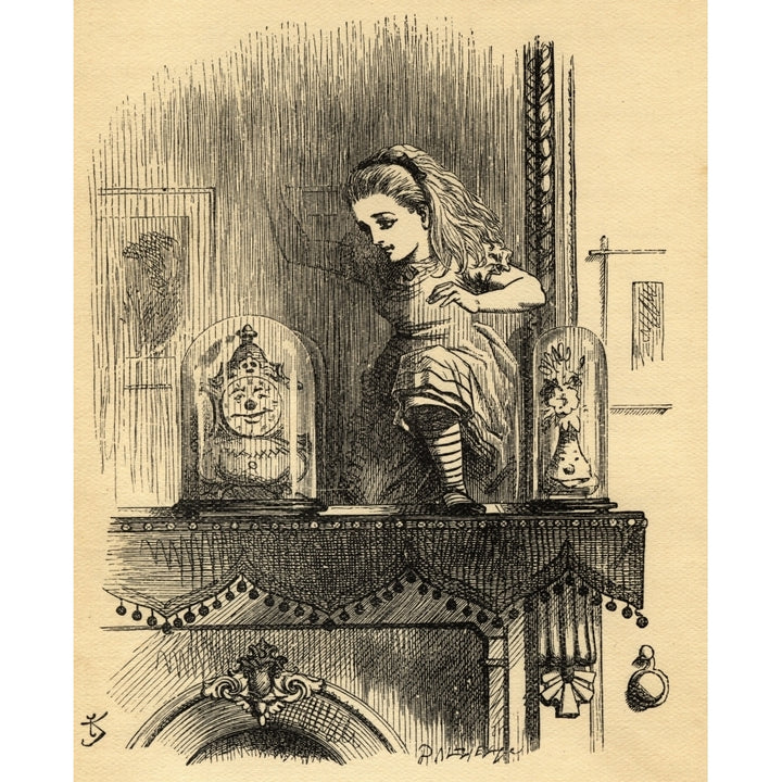 Alice In The Looking-Glass House. Illustration By Sir John Tenniel 1820-1914. Image 2