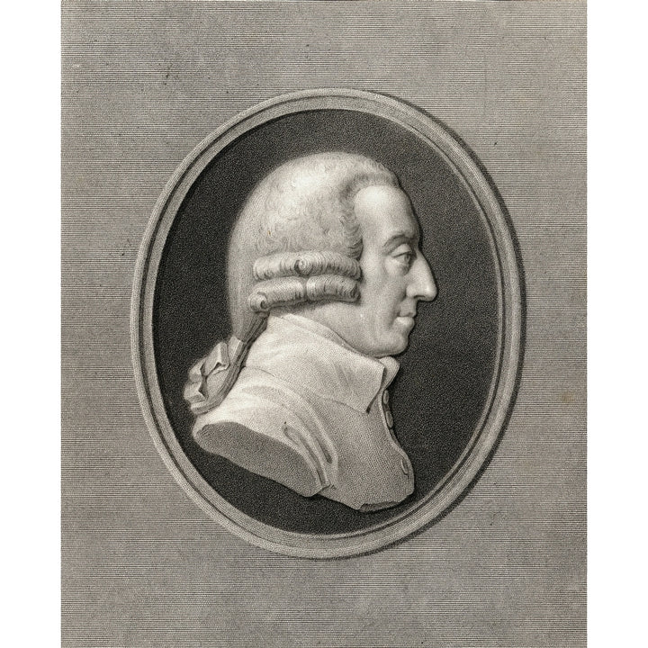 Adam Smith 1723-1790. English Social Philosopher. From The Book _Gallery Of Portraits Published London 1833. Image 1