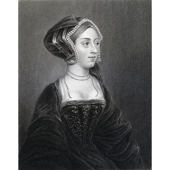 Anne Boleyn Also Spelled Bullen 1507-1536. Second Wife Of Henry Viii. From The Book _Lodge S British Portraits Publish Image 2