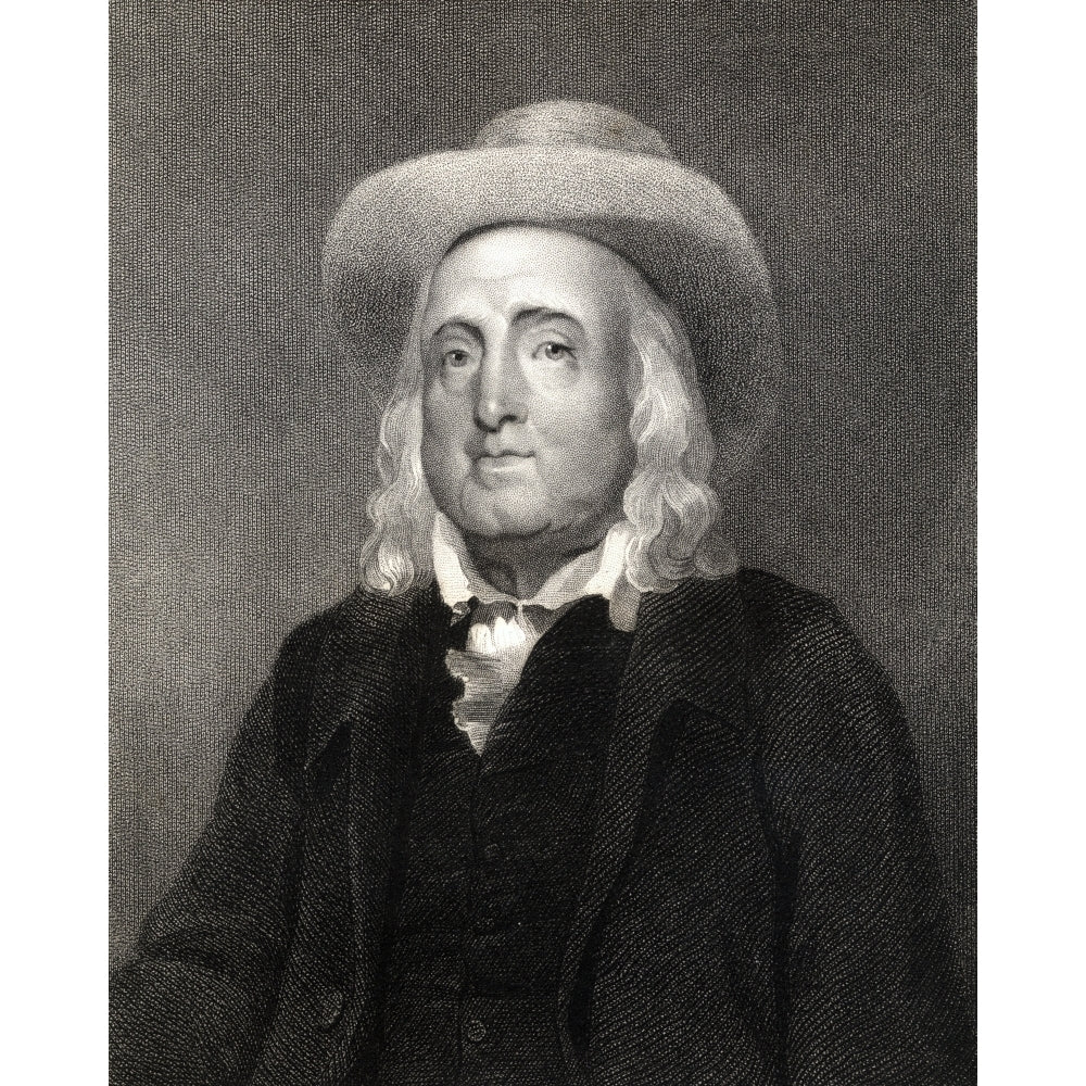 Jeremy Bentham 1748-1832. English Philosopher Economist And Theoretical Jurist. From The Book _Gallery Of Portraits_ Pub Image 2