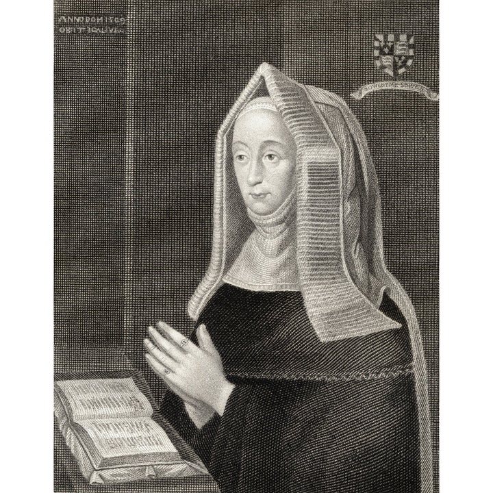 Margaret Beaufort Aka Margaret Of Lancaster 1443-1509. Mother Of Henry Vii. From The Book _Lodge S British Portraits P Image 1