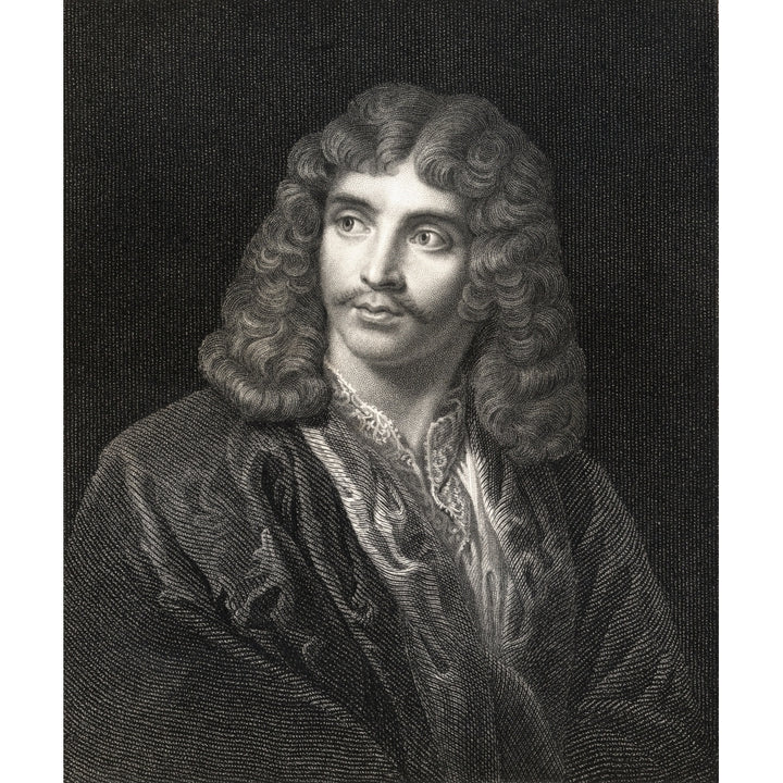 Jean Baptiste Poquelin Moliere 1622-1673. French Comic Playwright And Actor. From The Book _Gallery Of Portraits Publis Image 2