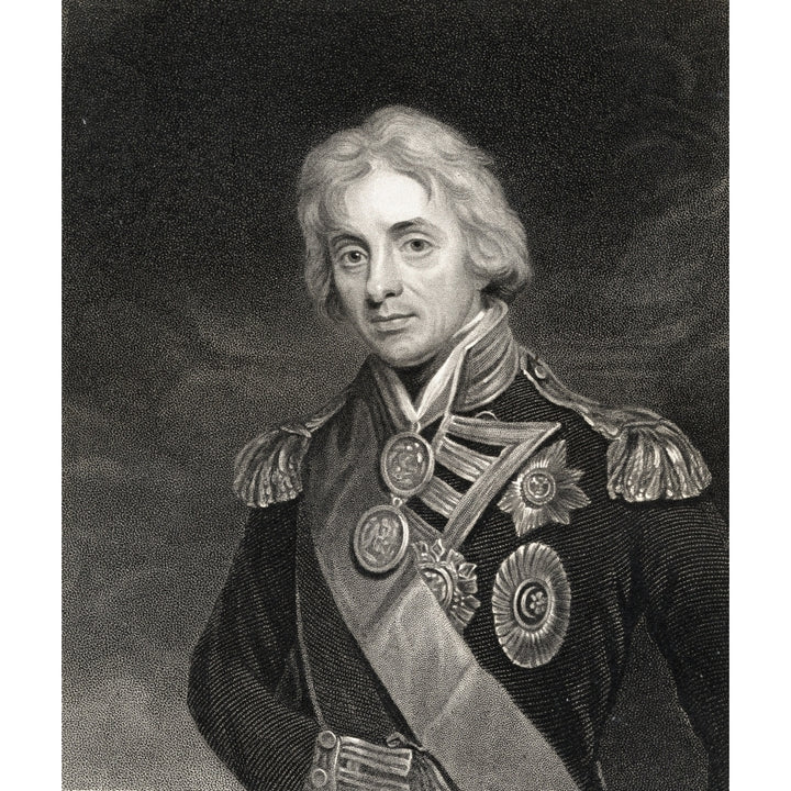 Horatio Nelson Viscount Nelson 17581805 British Naval Commander From The Book Gallery Of Portraits Published London 1833 Image 1