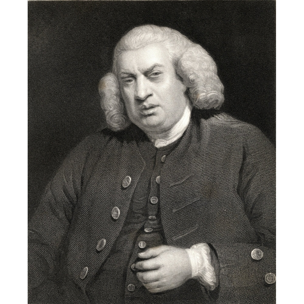 Samuel Johnson 1709-1784. English Poet Critic Essayist And Lexicographer. From The Book _Gallery Of Portraits Publish Image 2