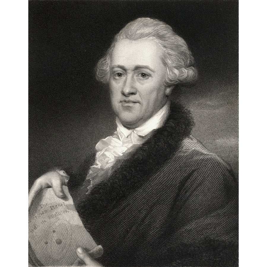 Sir William Herschel 1738-1822. German Born British Astronomer. From The Book _Gallery Of Portraits Published London 18 Image 1