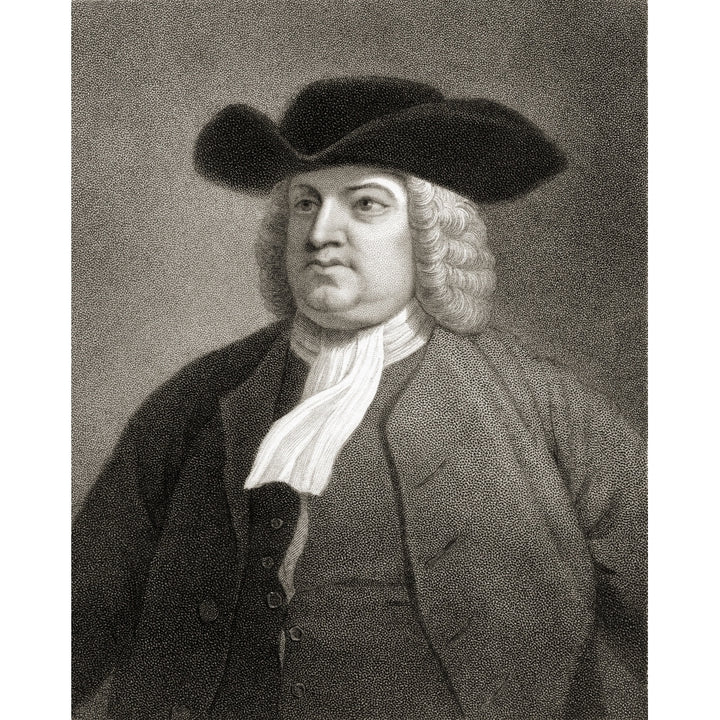 William Penn 1644-1718. English Quaker Leader. From The Book _Gallery Of Portraits Published London 1833. Image 2