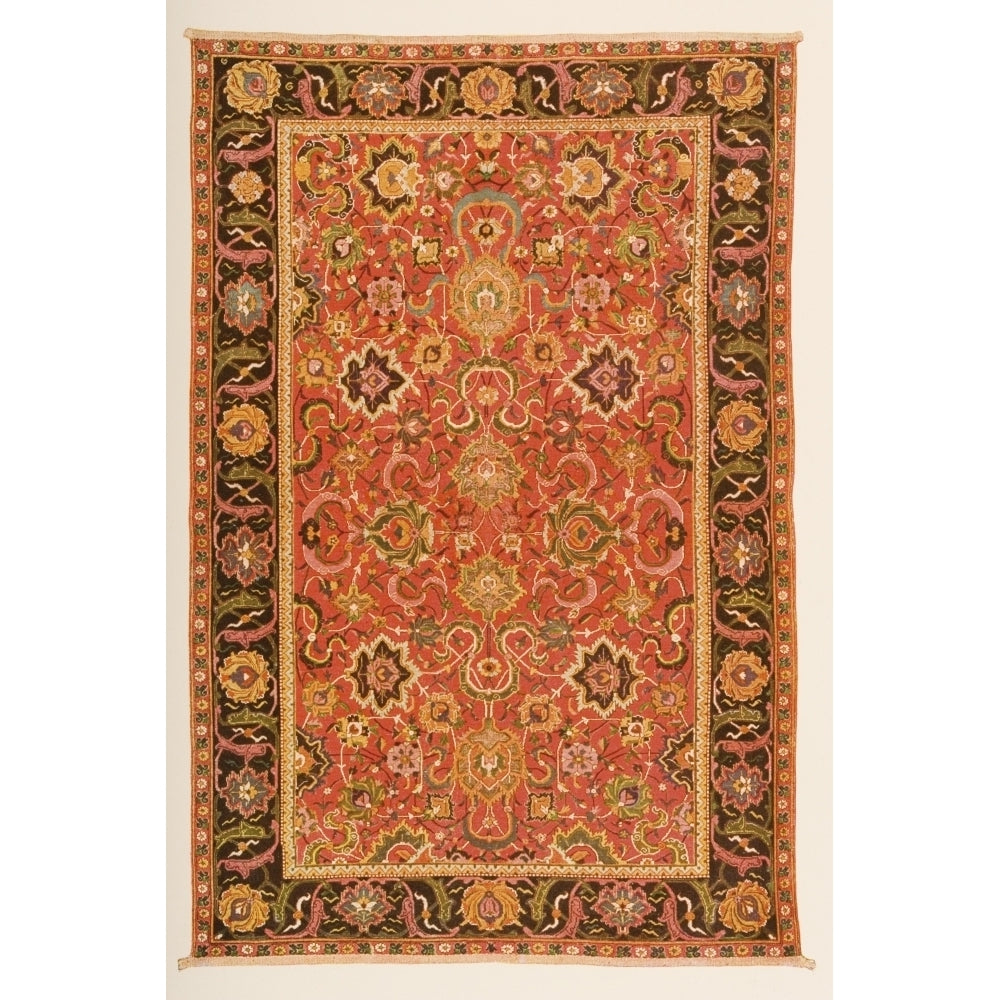 Ispahan Rug From The 16Th Century Poster Print Image 2