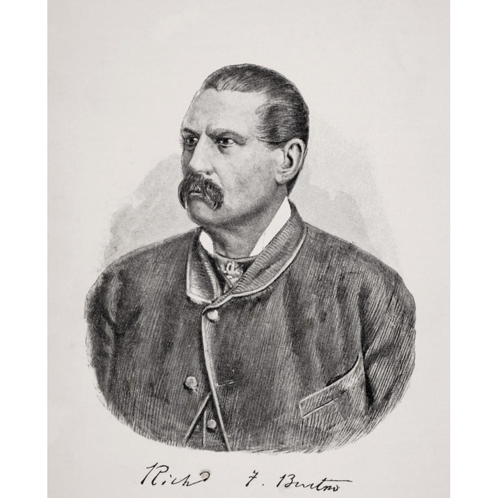 Sir Richard Francis Burton 1821-1890 British Explorer Translator Writer Soldier Orientalist Ethnologist Linguist 12 x 16 Image 2