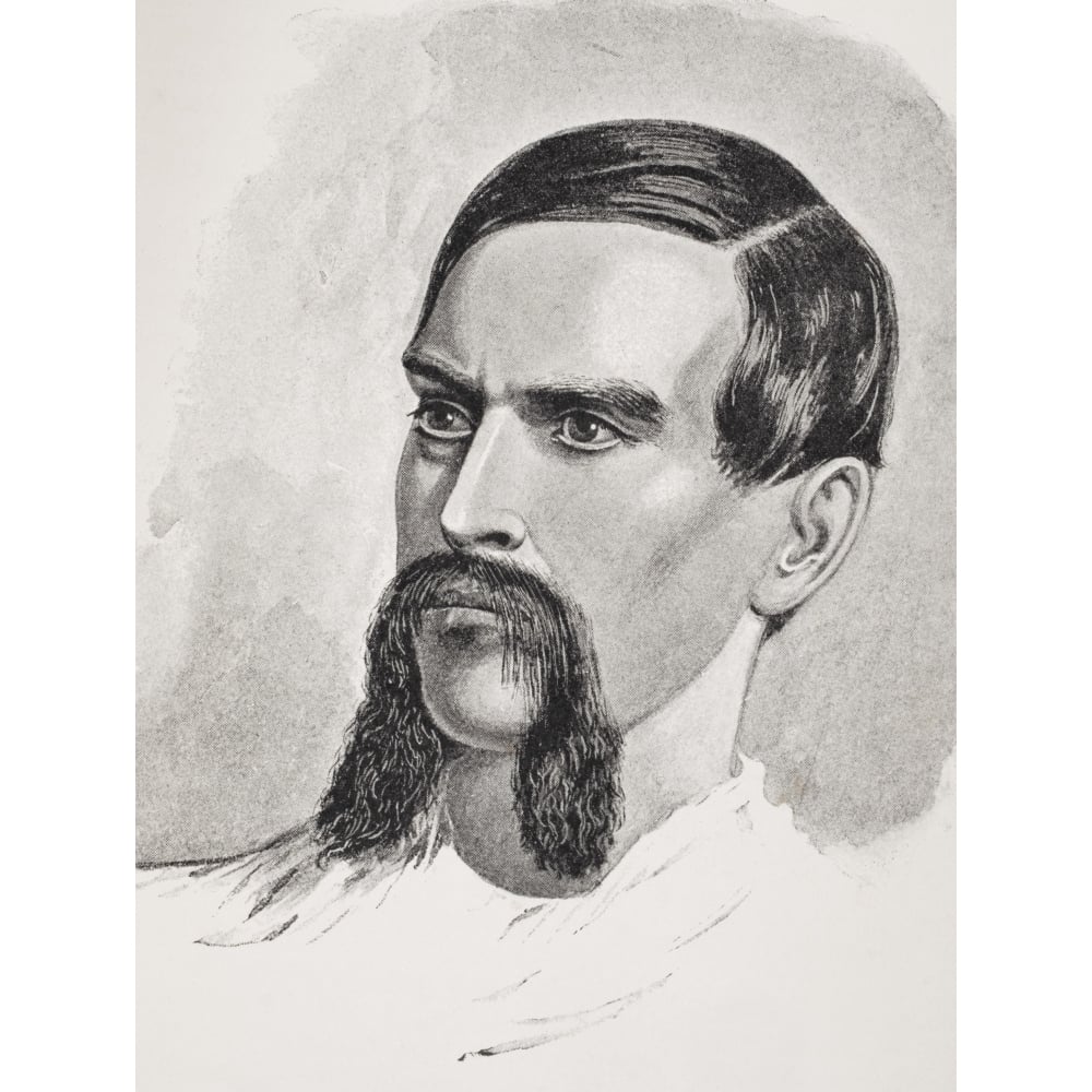 Sir Richard Francis Burton 1821-1890 British Explorer Translator Writer Soldier Orientalist Ethnologist Linguist 24 x 32 Image 1