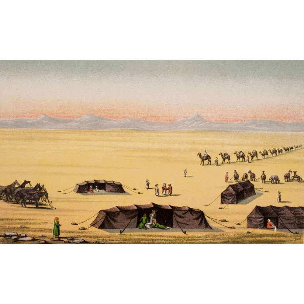 Our Desert Camp From A Painting By Charles Tyrwhitt-Drake. From The Book The Image 2