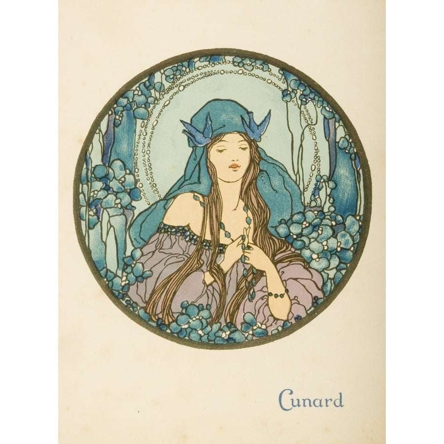 Dinner Menu. Cunard Line. R.M.S. Caronia Monday December 18 1928. Poster Print Image 1