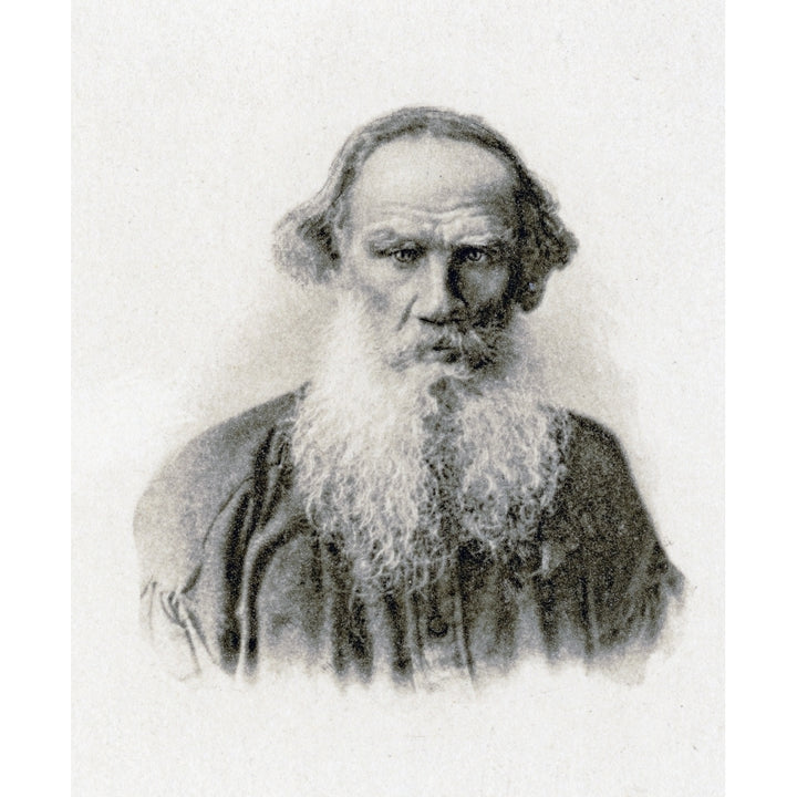 Leo Nikolaevich Tolstoy 1828 1910 Russian Novelist Poster Print Image 2