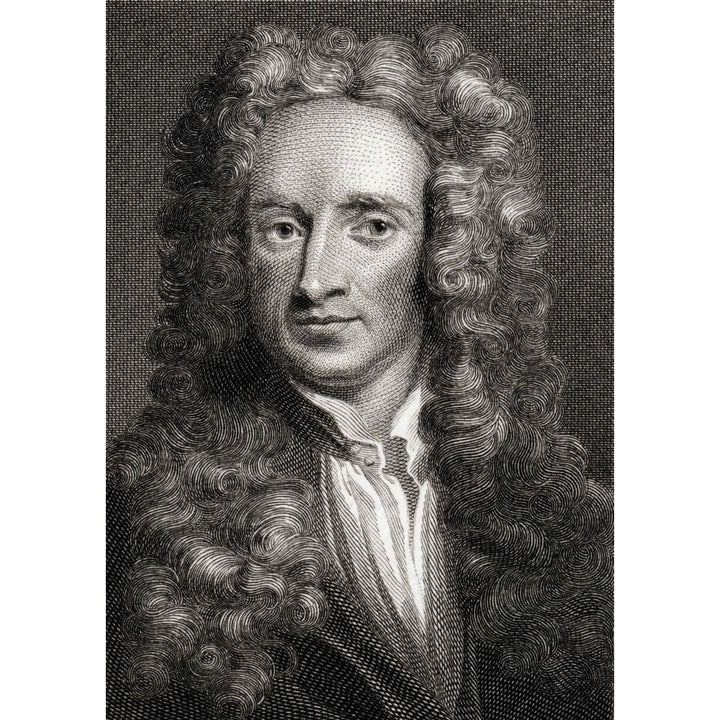 Sir Isaac Newton 1642-1727. English Physicist And Mathematician. Engraved By Image 2