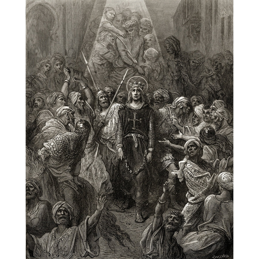 King Louis Ix Aka St Louis Prisoner In Eygypt 1250 During The Seventh Crusade Poster Print Image 1