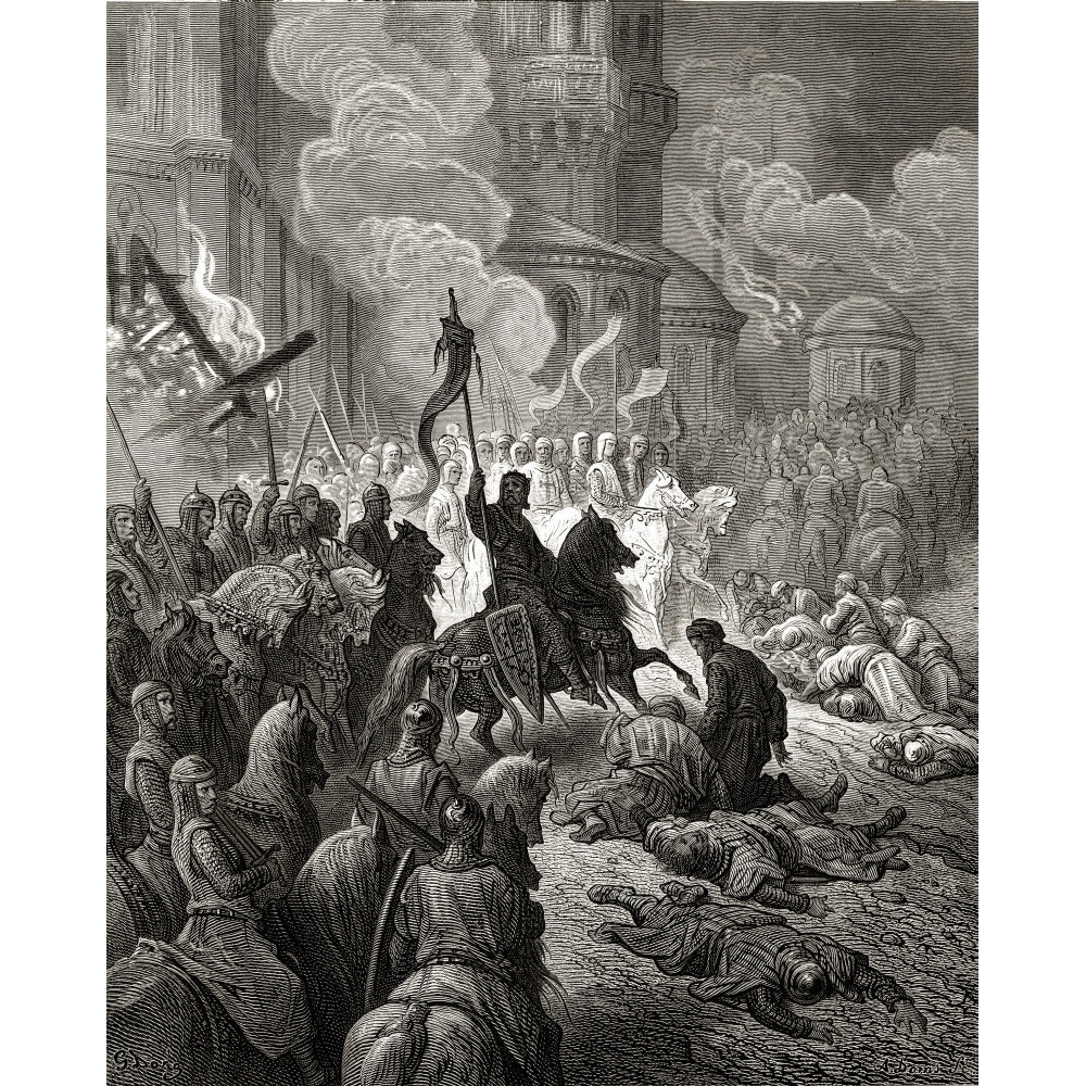 Entry Of The Crusaders In Constantinople 1204 by Ken Welsh / Design Pics Image 1