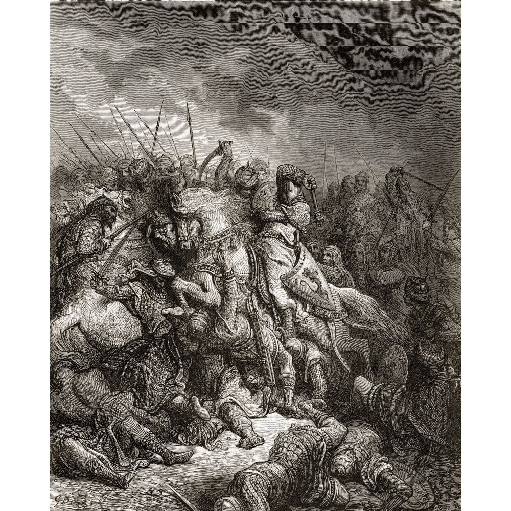 Richard The Lionheart In Battle At Arsuf In The 3Rd Crusade 1187 1192 Richard I Aka Richard The Lionheart English Monarc Image 2