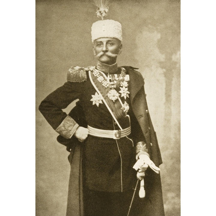 H.R.H. King Peter Of Serbia.Peter Karadjordjevic I 1844-1921. Born In Belgrade Image 1