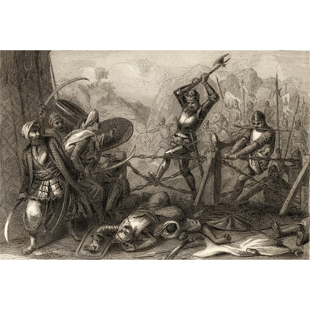 Battle Of Las Navas De Tolosa Jaen Spain. 1212 Poster Print Image 1