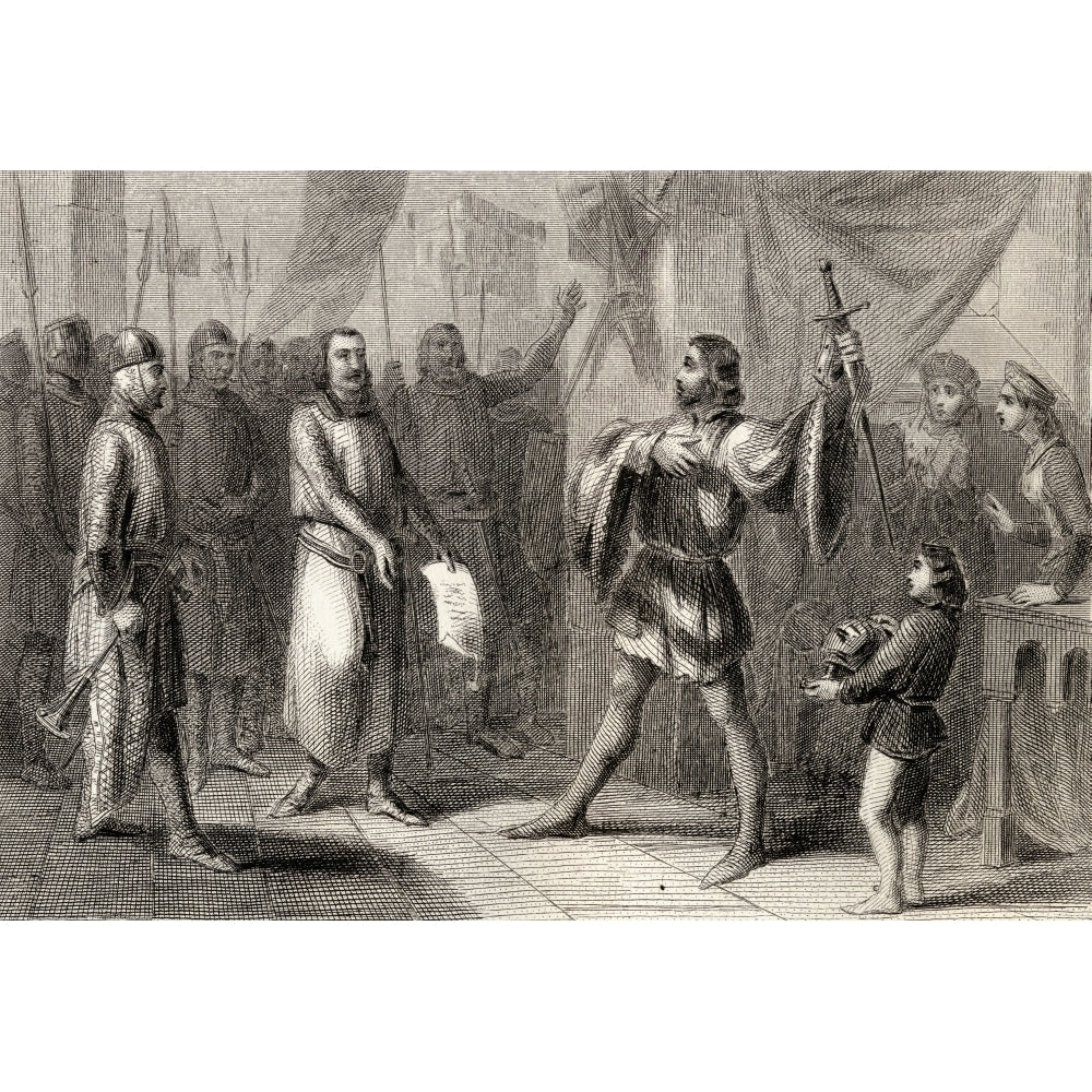 Call To The Nobles In The Name Of King Fernando Iii The Saint. Poster Print Image 2