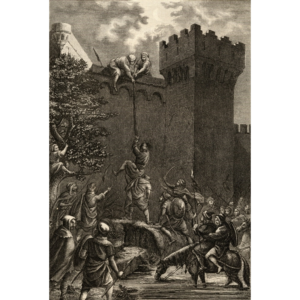 The Taking Of Cordoba Spain By The Arabs In 712 Led By Mugueiz El Rumi Poster Print Image 2