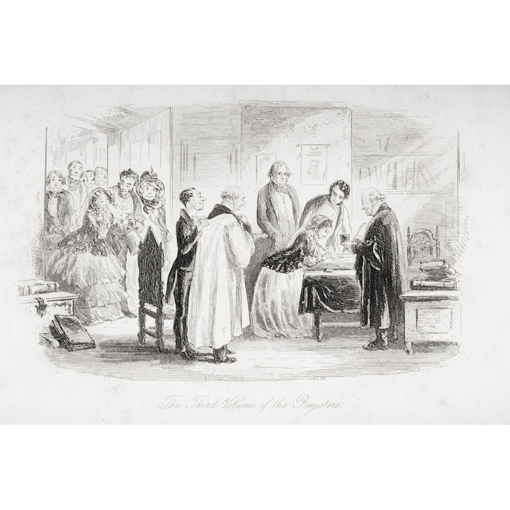 The Third Volume Of The Registers. Illustration From The Charles Dickens Novel Image 2