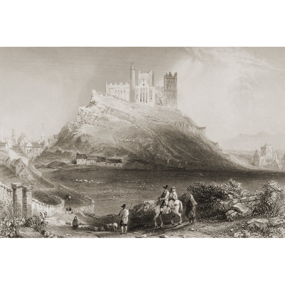 Approach To Cashel From The North Connemara County Galway Ireland Drawn By WHBartlett Engraved By C CousenFrom Image 1